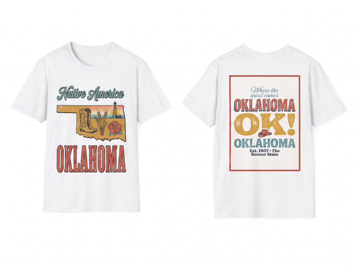 Oklahoma flat lay mockup v3