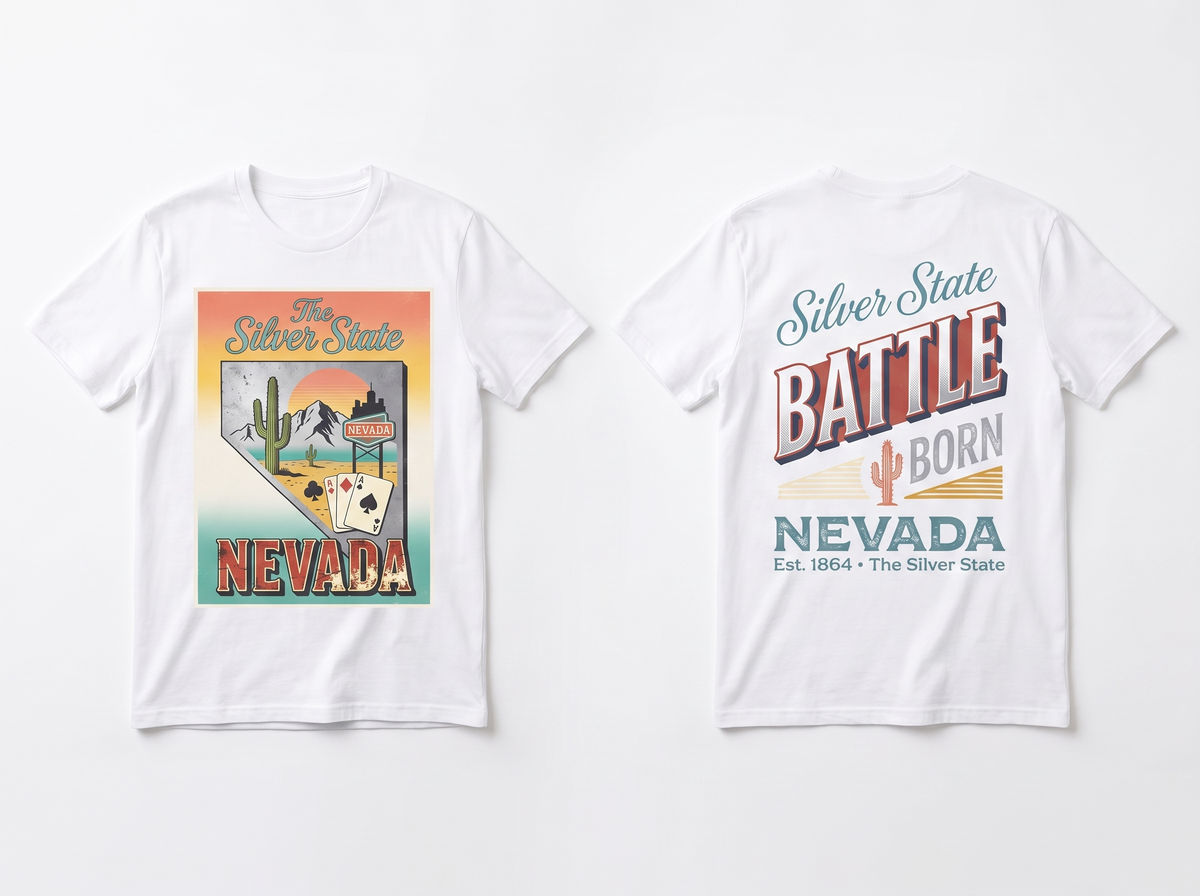 Nevada flat lay mockup v3